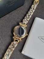 Fossil Carlie ES5387 Gold Dial Gold-Tone Stainless Steel Women's Quartz Watch