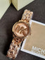 Michael Kors Phoebe MK4962 Rose Gold-Tone Stainless Steel Women's Quartz Watch