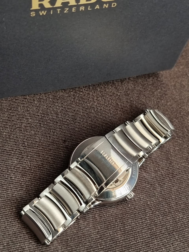 Rado Centrix Jubile R30939703 Black Dial Silver Stainless Steel Automatic Men's Watch (PREOWNED) Main Image