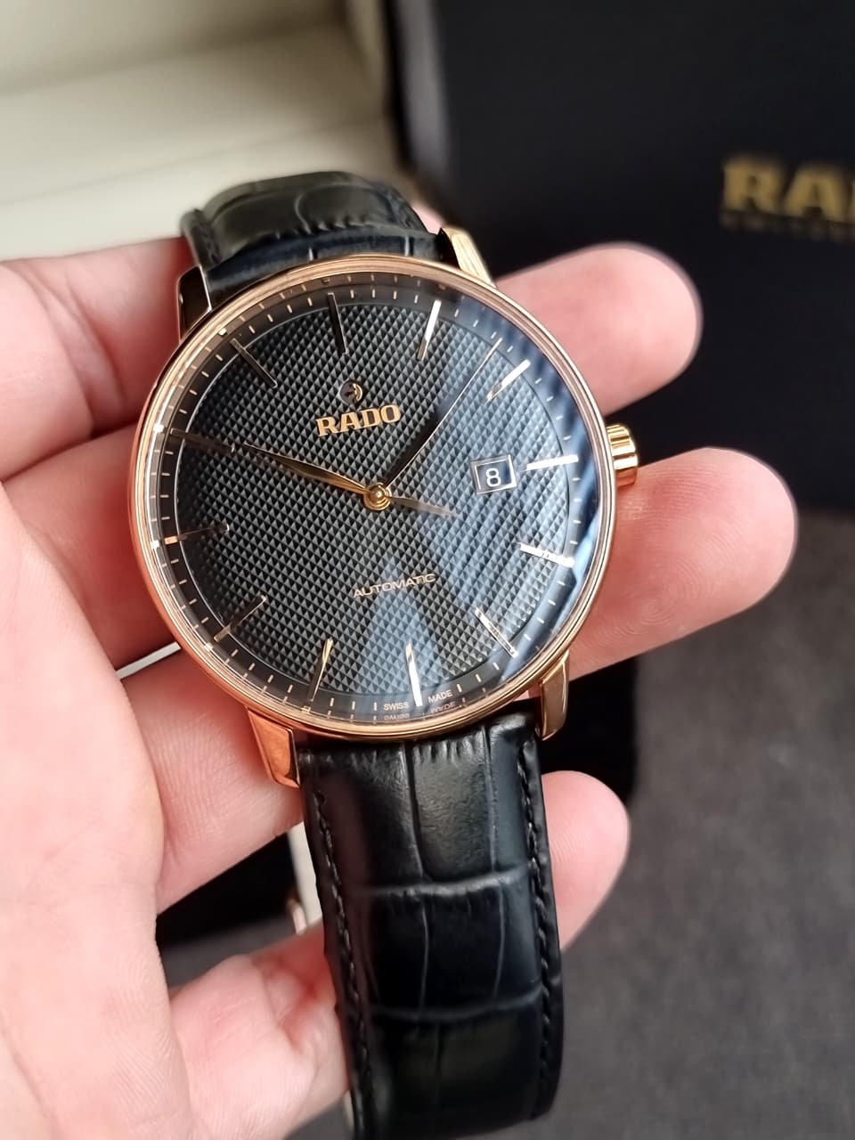 Rado Coupole Classic Automatic Black Dial Men's Watch – R22877165