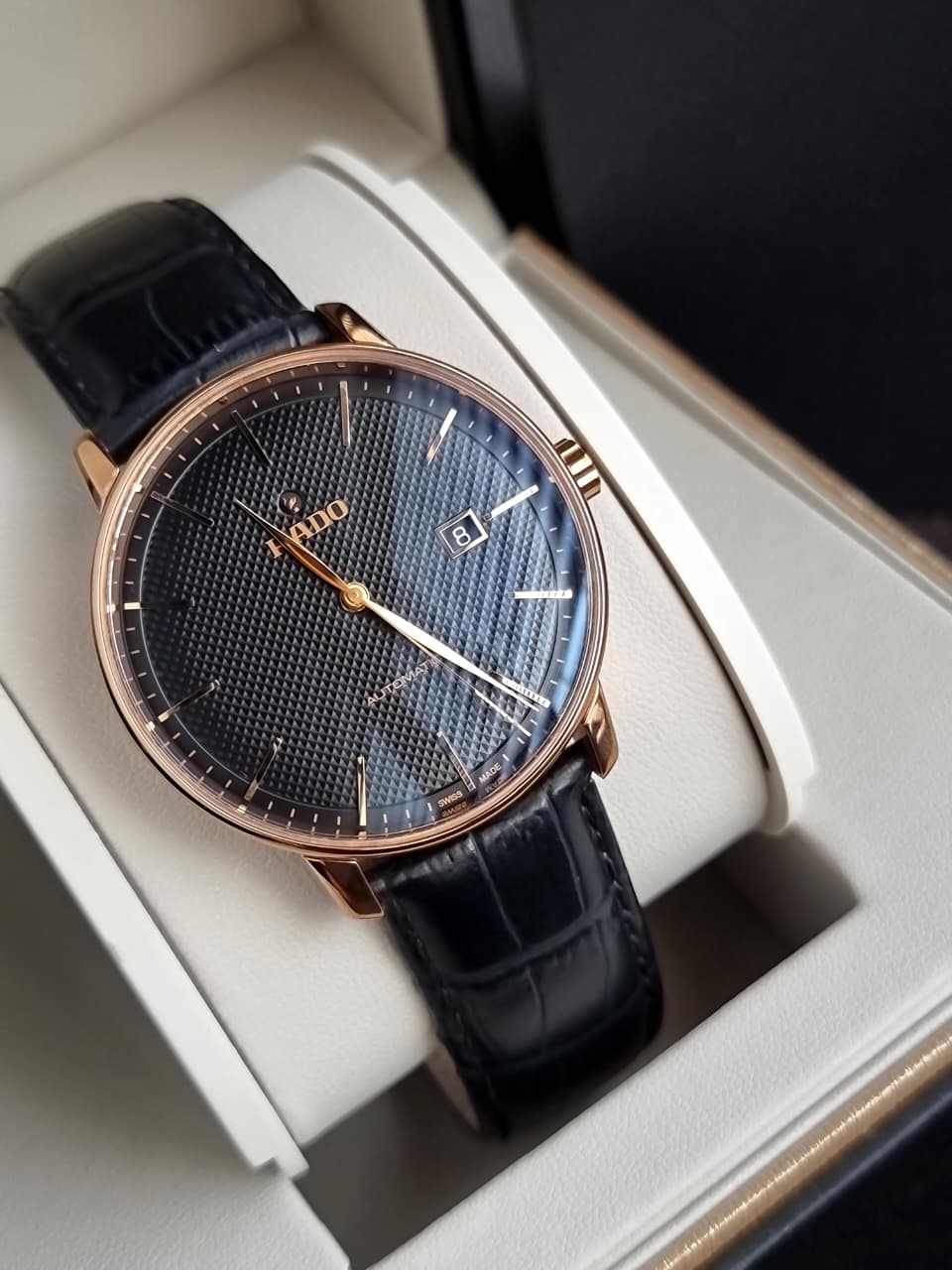 Rado Coupole Classic Automatic Black Dial Men's Watch – R22877165