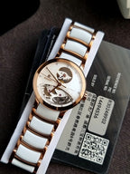 Rado Centrix Automatic Open Heart Diamonds Mother of Pearl Dial Ladies Watch – R30248902