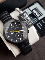Rado True XL Chronograph Black Dial High-Tech Ceramic Men's Watch – R27815162