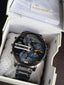 Diesel Mr. Daddy 2.0 DZ7331 Grey Stainless Steel Blue Denim Dial Chronograph Men's Watch