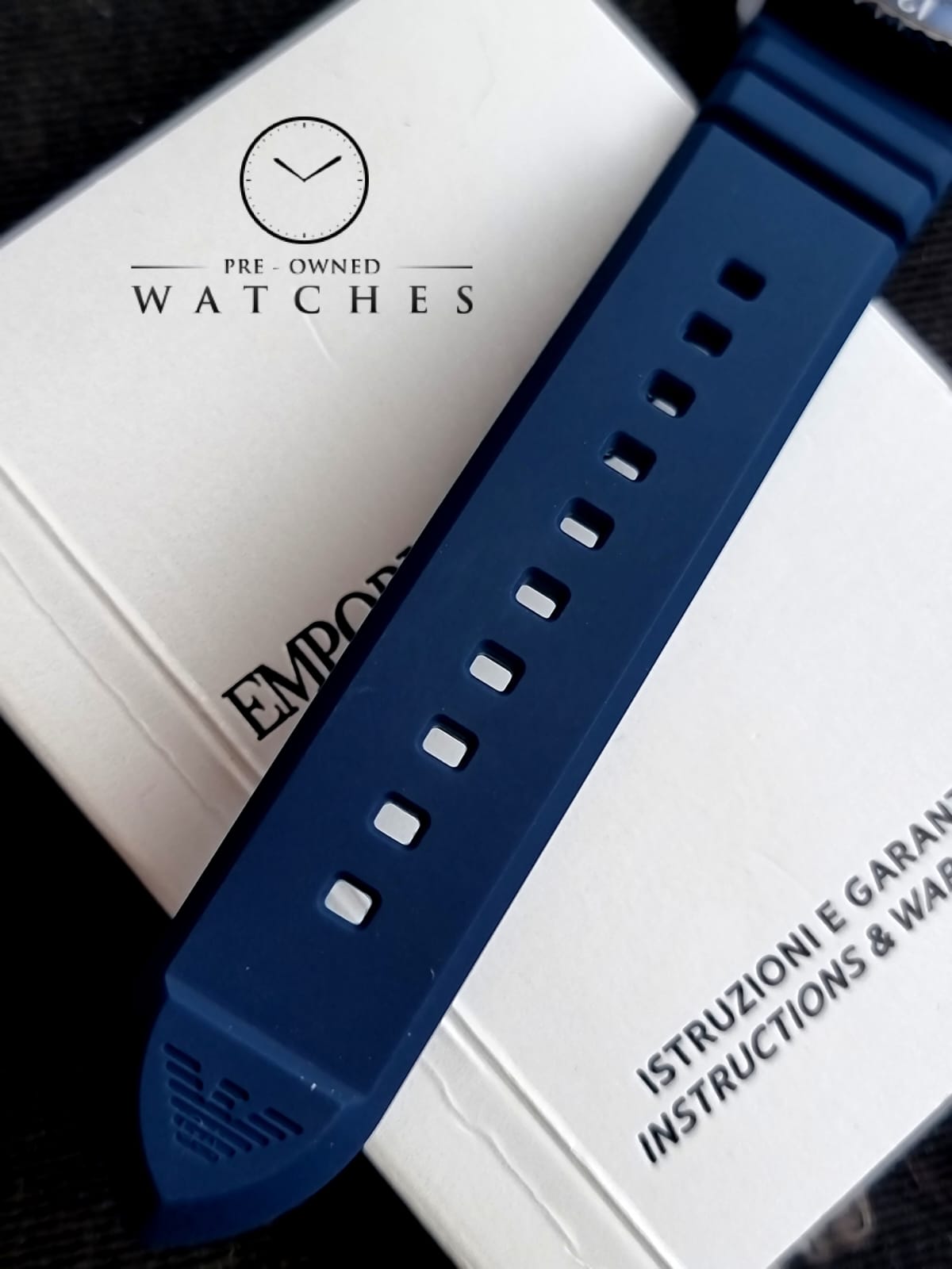 Emporio Armani AR11592 Men's Blue Watch, blue