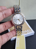 Michael Kors Women’s Quartz Stainless Steel Silver Dial 33mm Watch MK3405