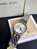 Michael Kors Women’s Quartz Stainless Steel Silver Dial 33mm Watch MK3405