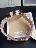 Michael Kors Women’s Quartz Stainless Steel Rose Gold Dial 39mm Watch MK5896