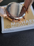 Michael Kors Women’s Quartz Stainless Steel Rose Gold Dial 39mm Watch MK5896