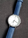 GUESS Grace W1153L3 Ladies Watch Blue Leather Strap Quartz Watch