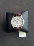 Lorus Sub Brand Of Seiko Gents Watch 40mm Dial Brown Leather Strap Quartz Watch