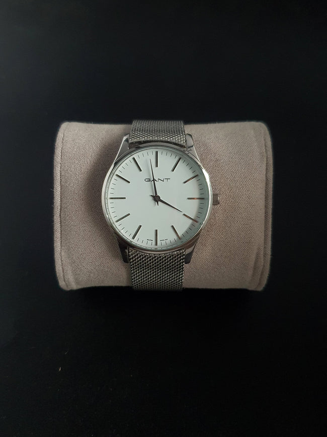 Gant Ladies Watch 35mm Dial Silver Mesh Chain Quartz Watch Hover Image