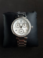 Kenneth Cole Ladies Watch Silver Chain 35mm Quartz Watch