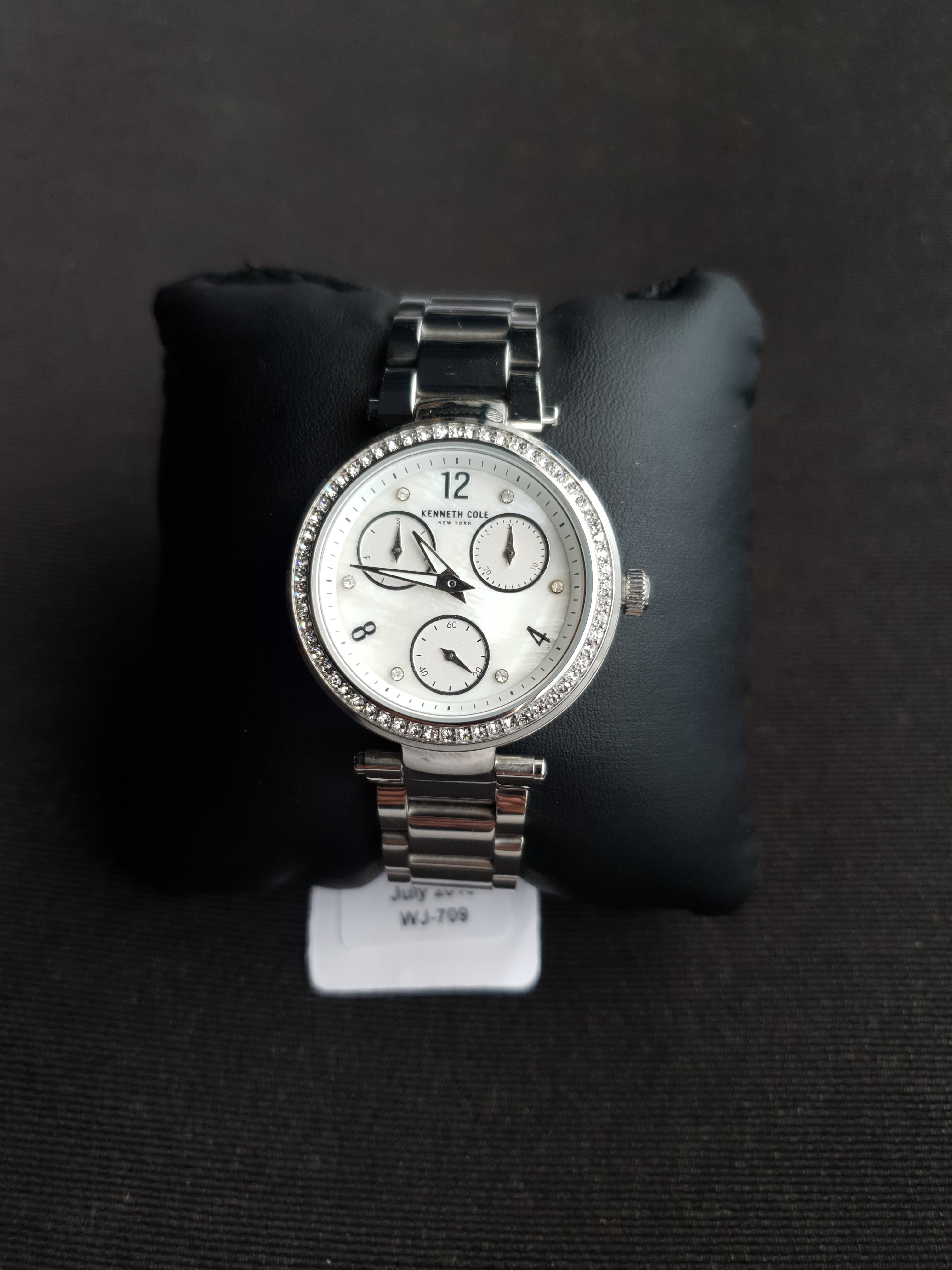 Kenneth Cole Ladies Watch Silver Chain 35mm Quartz Watch