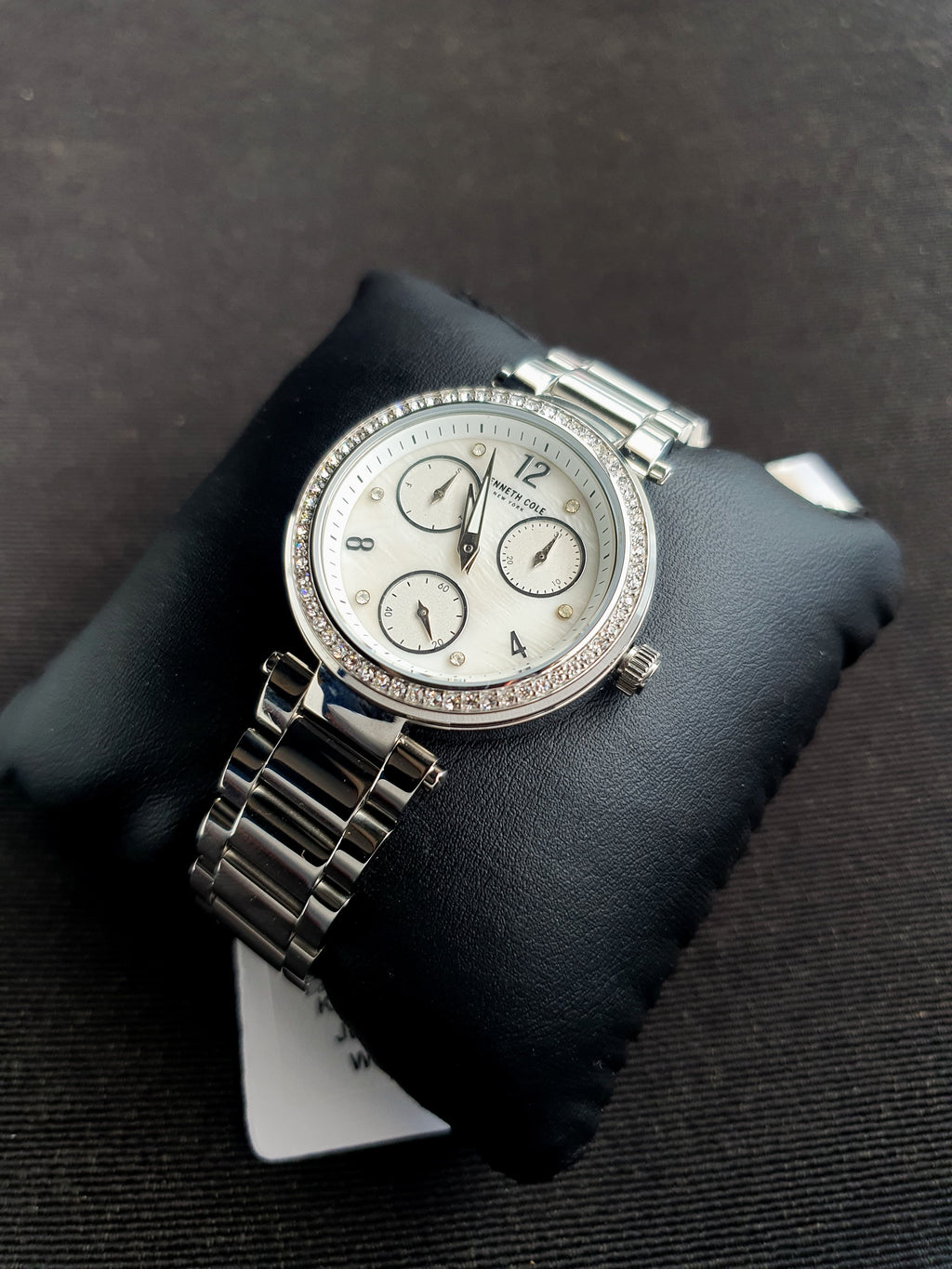 Kenneth Cole Ladies Watch Silver Chain 35mm Quartz Watch