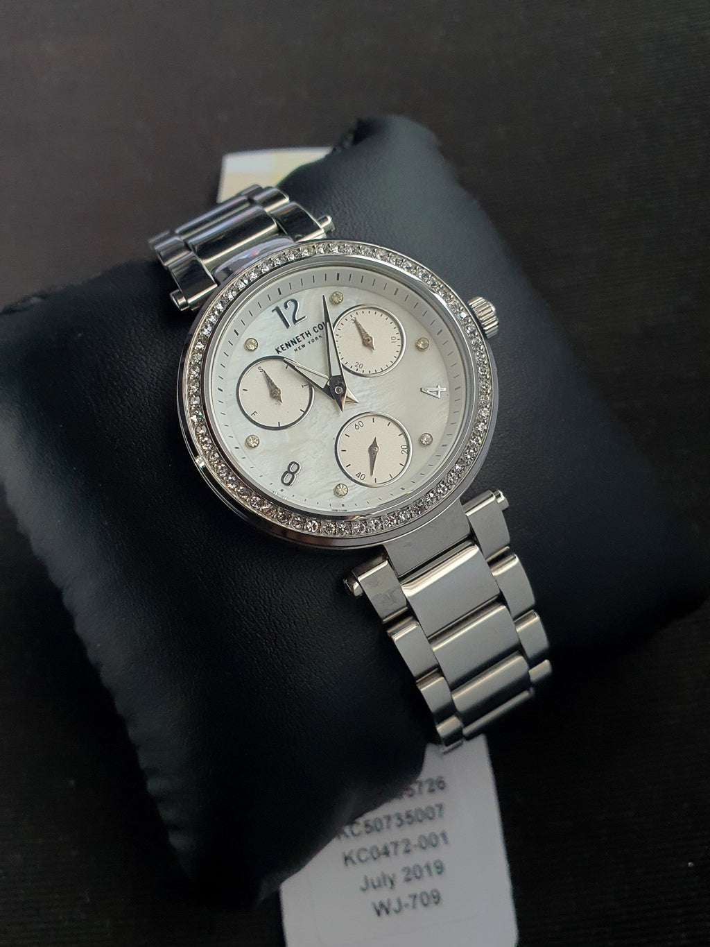 Kenneth Cole Ladies Watch Silver Chain 35mm Quartz Watch