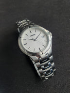 Yema Ladies Watch Silver Chain White Dial 35mm Quartz Watch
