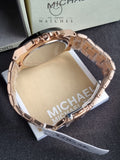 Michael Kors Men’s Quartz Rose Gold Stainless Steel Black Dial 45mm Watch MK8940
