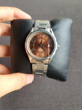 Alba Ladies Watch 35mm Brown  Dial Quartz Watch