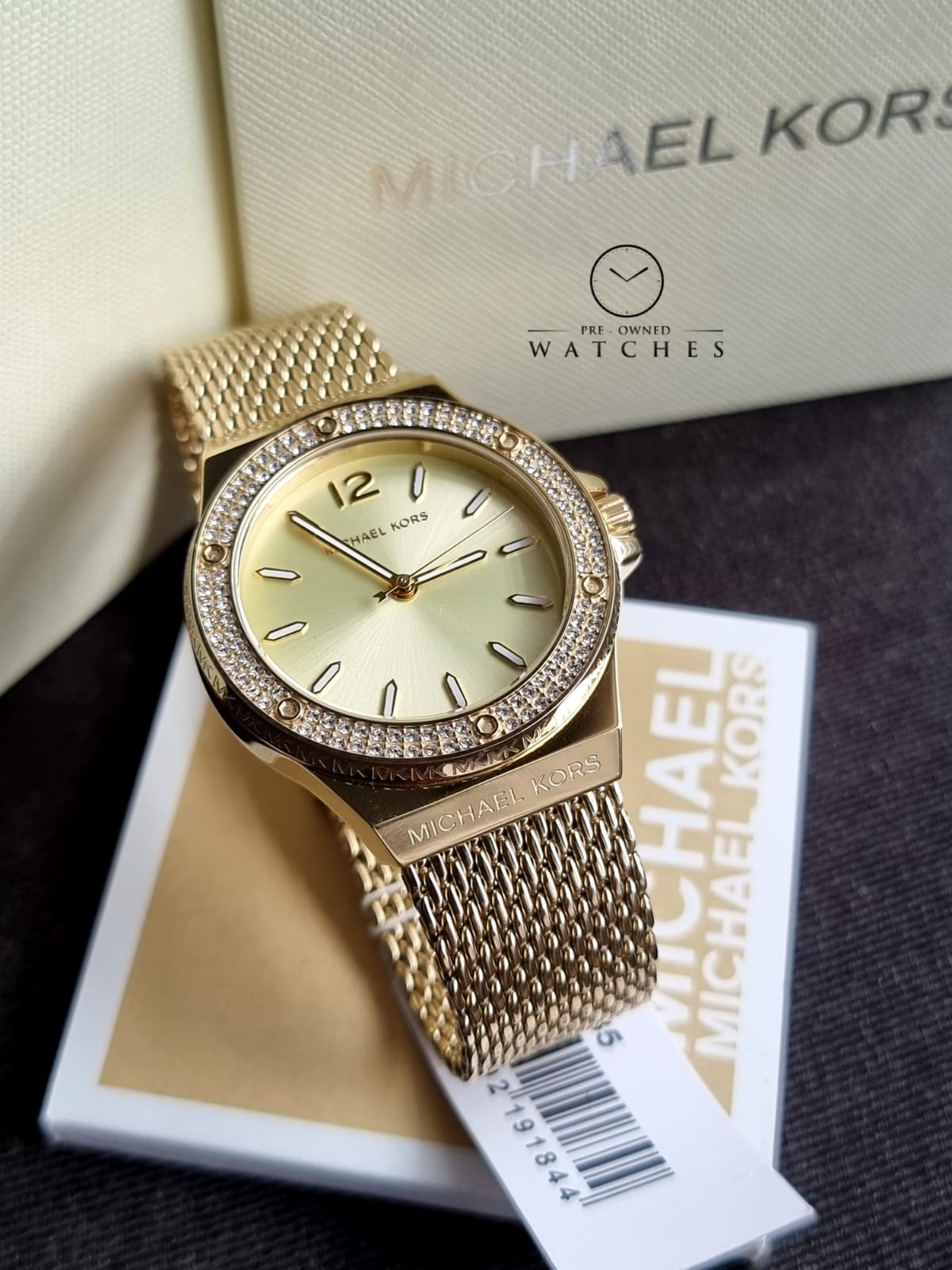 Michael Kors Women’s Quartz Gold Stainless Steel Gold Dial 37mm Watch MK7335