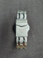 Yema Gents Watch Silver Chain White Dial Quartz Watch