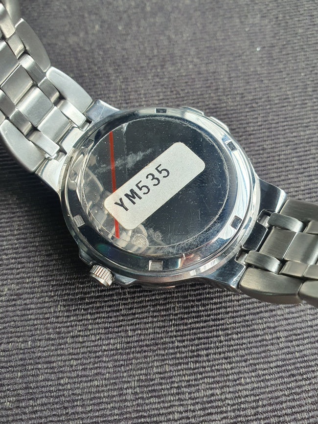 Yema Gents Watch Silver Chain White Dial Quartz Watch Main Image