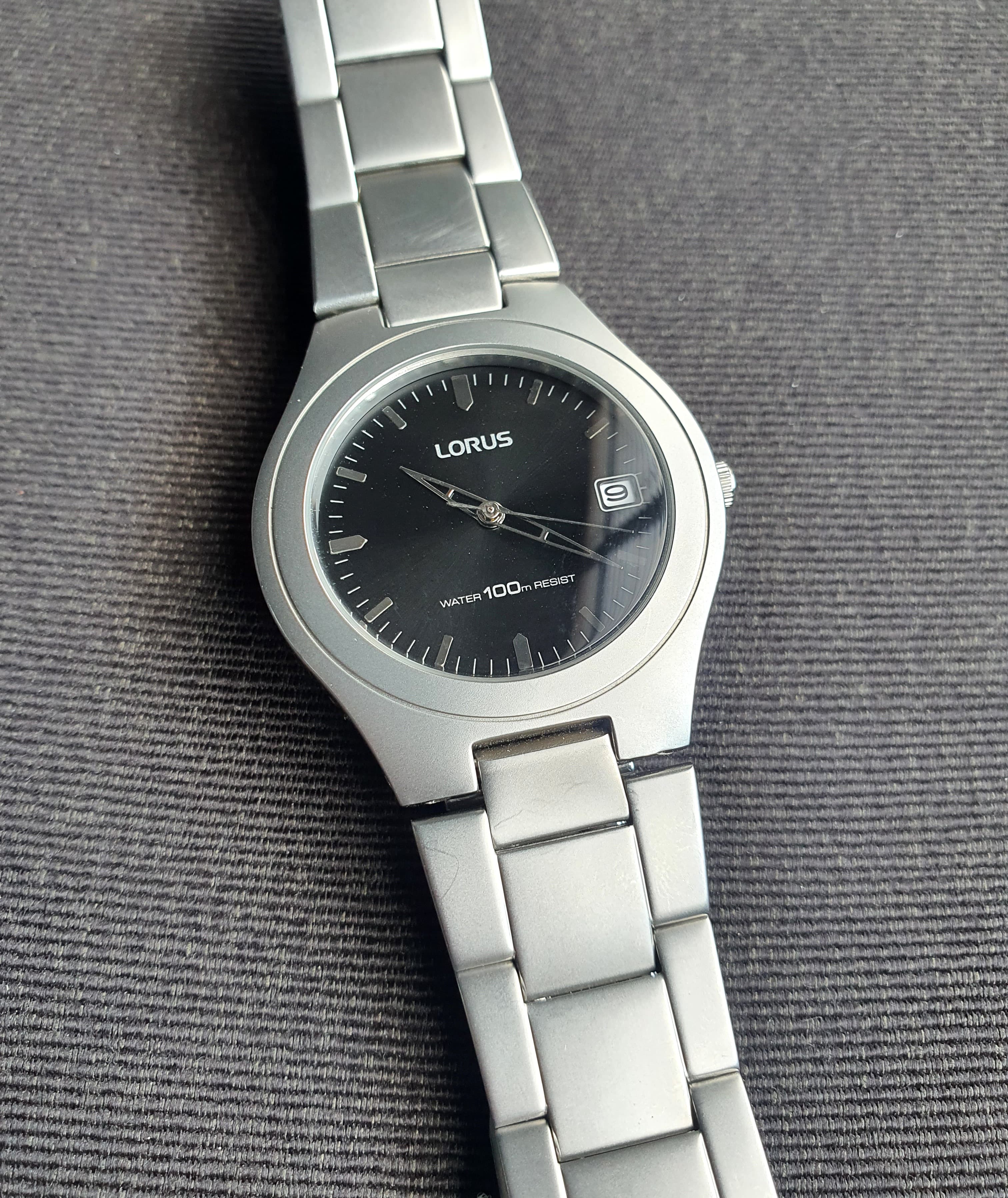 Lorus Sub Brand Of Seiko Gents Watch Black Dial Quartz Watch