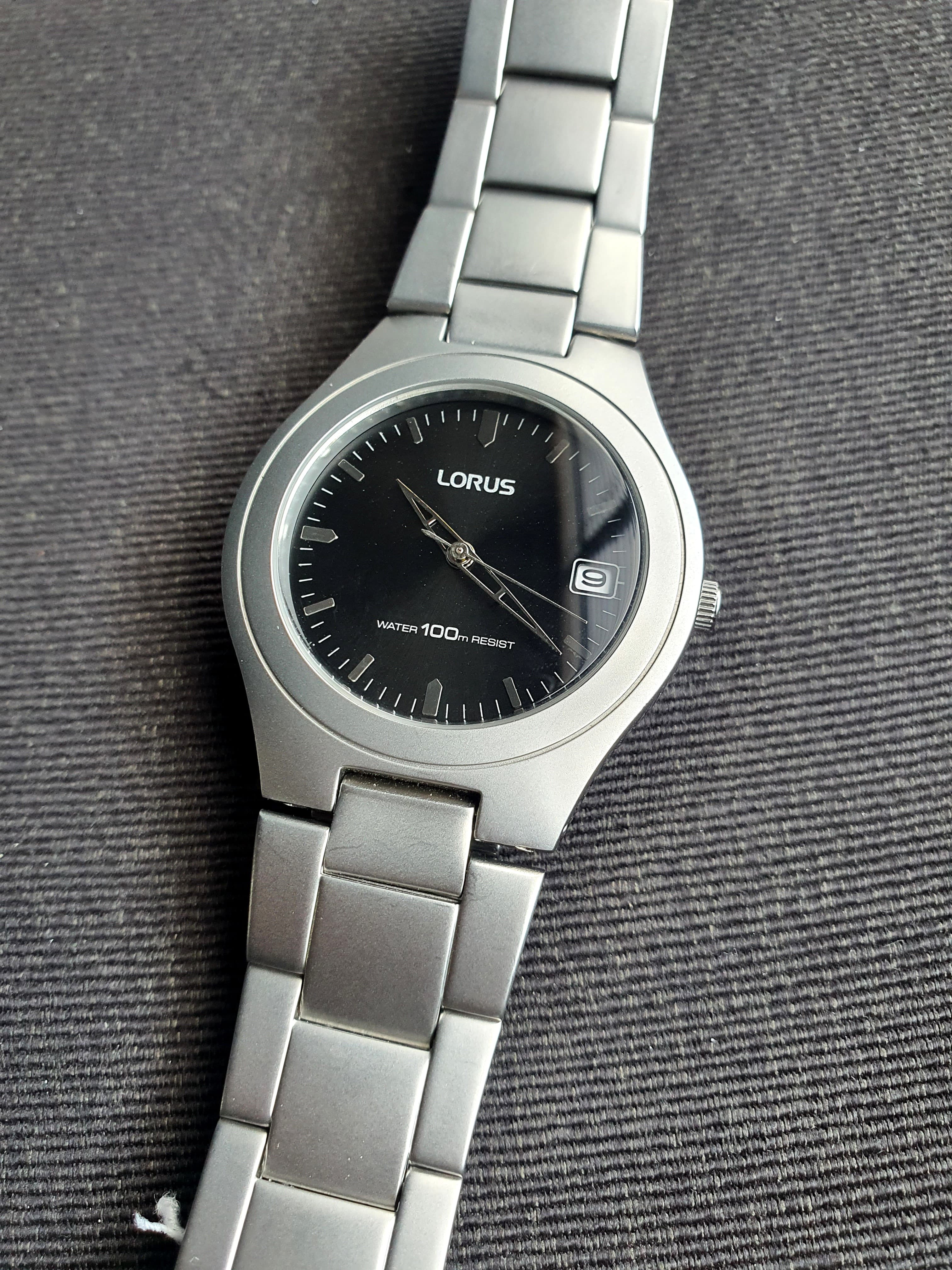 Lorus Sub Brand Of Seiko Gents Watch Black Dial Quartz Watch
