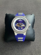 INVICTA NFL Baltimore Ravens Chronograph Quartz Crystal Purple Dial Ladies Watch