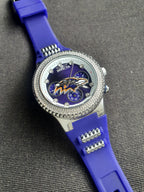 INVICTA NFL Baltimore Ravens Chronograph Quartz Crystal Purple Dial Ladies Watch