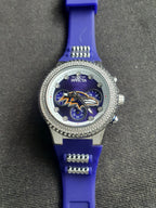 INVICTA NFL Baltimore Ravens Chronograph Quartz Crystal Purple Dial Ladies Watch