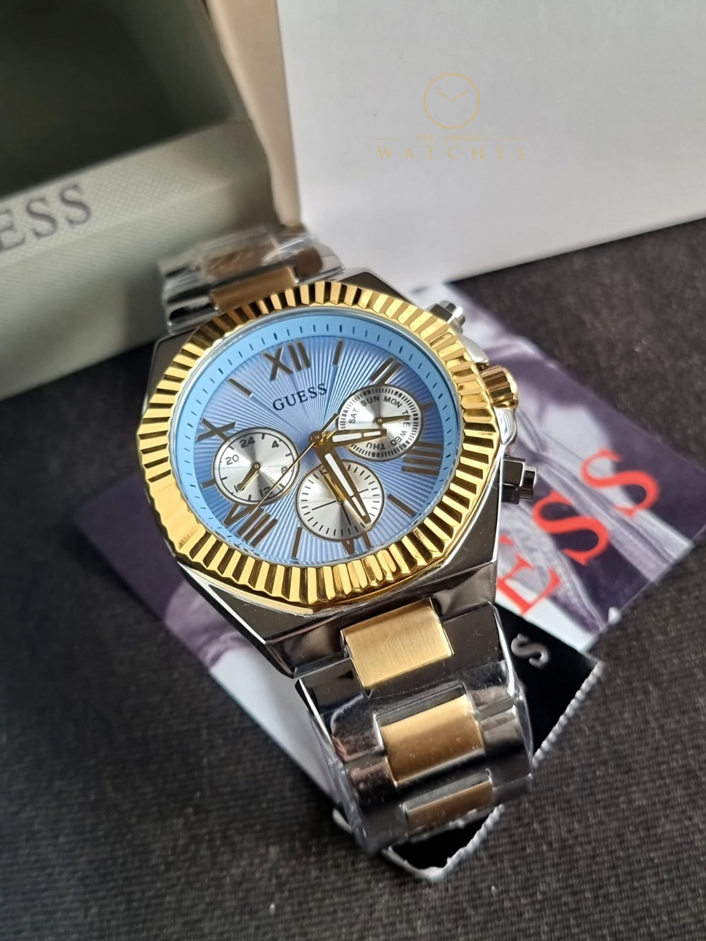 GUESS Equity Men's Stainless Steel Watch GUESS GW0703G3