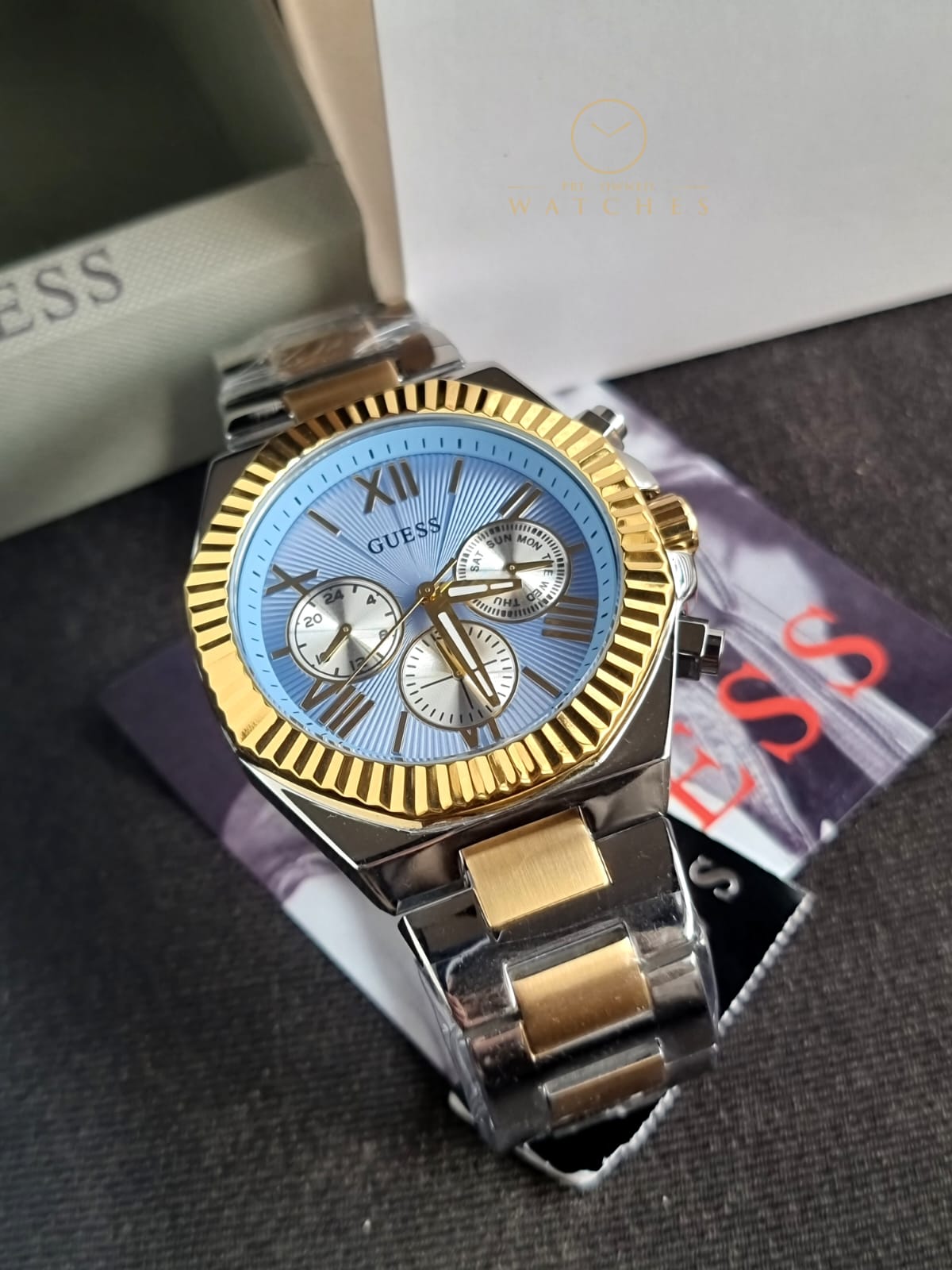 GUESS Equity Men's Stainless Steel Watch GUESS GW0703G3