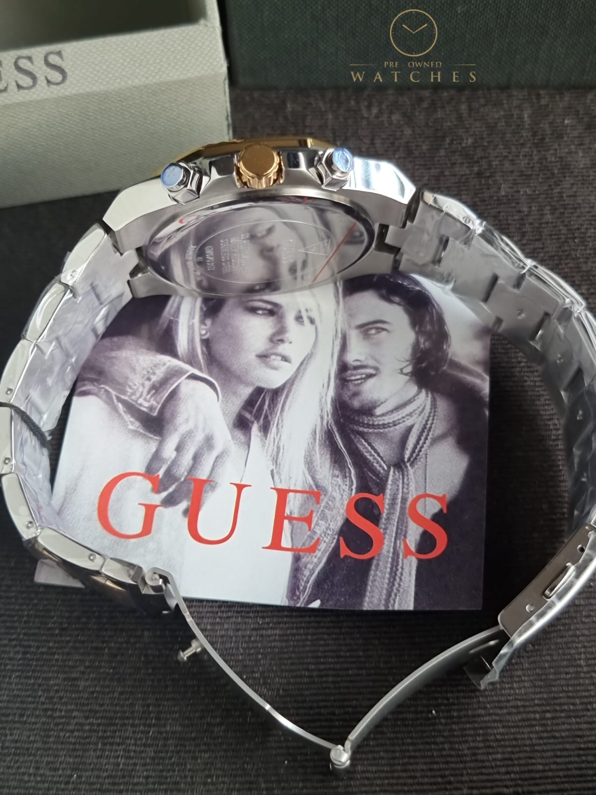 GUESS Equity Men's Stainless Steel Watch GUESS GW0703G3