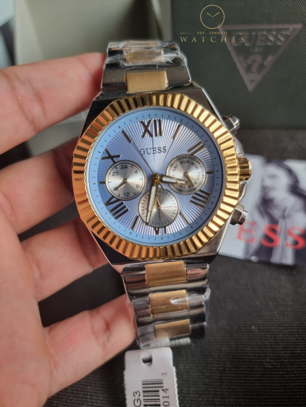 GUESS Equity Men's Stainless Steel Watch GUESS GW0703G3