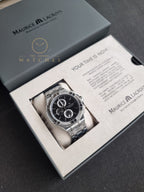 Maurice Lacroix Aikon Silver Stainless Steel Grey Dial Chronograph Quartz Watch for Gents - AI1018-SS002-330-1