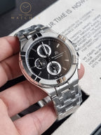 Maurice Lacroix Aikon Silver Stainless Steel Grey Dial Chronograph Quartz Watch for Gents - AI1018-SS002-330-1