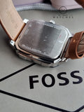 FOSSIL MULTIFUNCTION BROWN LEATHER WATCH BQ2658