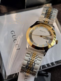 Gucci G-Timeless 38 mm Case Silver, Gold (YA126409)