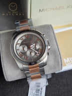 Michael Kors Men’s Quartz Two-tone Stainless Steel Grey Dial 44mm Watch MK8902