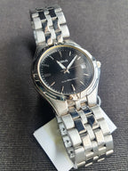 Lorus Sub Brand Of Seiko Gents Watch Silver Chain Black Dial Quartz Watch