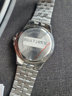 Lorus Sub Brand Of Seiko Gents Watch Silver Chain Black Dial Quartz Watch