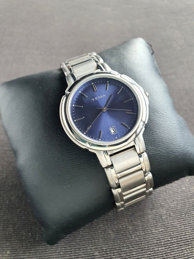 Yema Gents Watch Blue Dial 36mm Quartz Watch Main Image