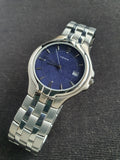 Yema Gents Watch Dark Blue Dial Stainless Steel Quartz Watch