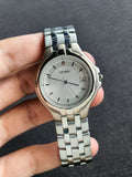 Yema Silver Chain White Dial Silver Casing Quartz Watch