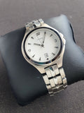 Yema Silver Chain White Dial Silver Casing Quartz Watch