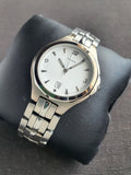 Yema Silver Chain White Dial Silver Casing Quartz Watch