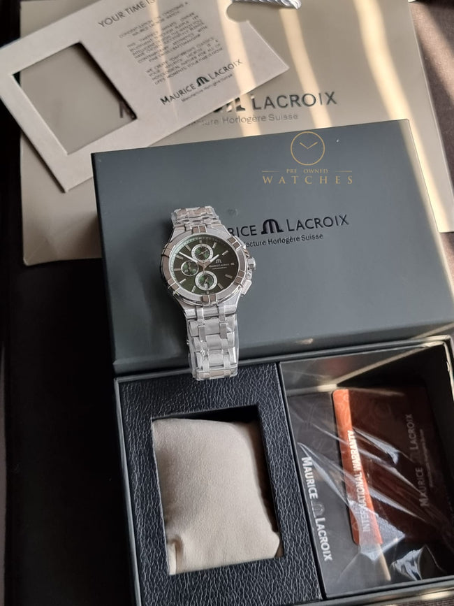 MAURICE LACROIX AI1018-SS002-630-1 Aikon Quartz Chronograph Watch for Men Main Image