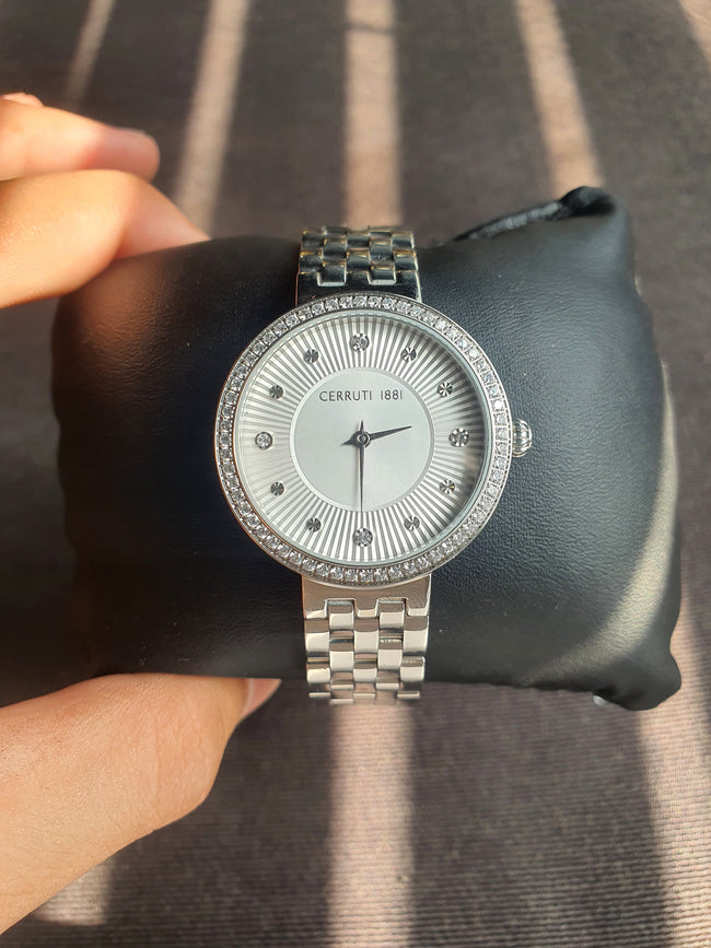 Cerruti 1881 Swiss Made Stainless Steel 32mm Dial Quartz Watch Hover Image