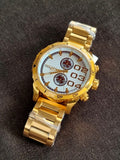 Diesel Gents Watch Golden Casing 50mm Dial Quartz Watch Without Box